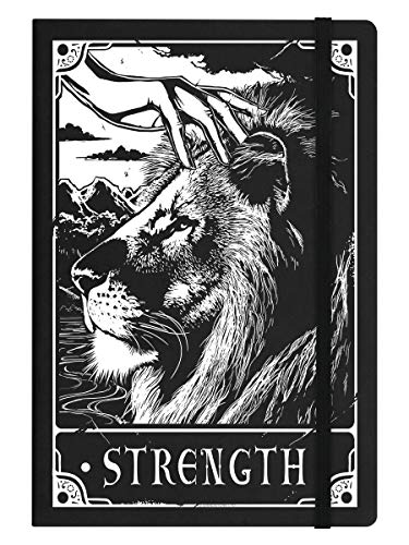 Deadly Tarot A5 Notizbuch Hardcover - Strength 14 x 21 cm schwarz von Deadly Tarot