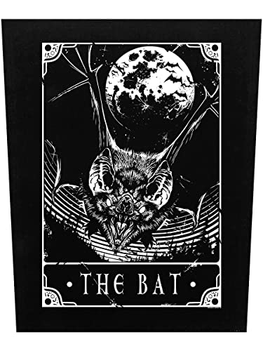 Deadly Tarot The Bat Rücken Patch Schwarz 29.3x36cm Deadly Tarot The Bat Rücken Patch Schwarz 29.3x36cm von Deadly Tarot