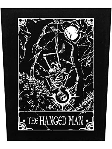 Deadly Tarot The Hanged Man Rücken Patch Schwarz 39.5x36cm Deadly Tarot The Hanged Man Rücken Patch Schwarz 39.5x36cm von Deadly Tarot