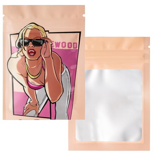 Deal Pack 100 wiederverschließbare Druckverschlussbeutel – Kunststoff- und Aluminiumbeutel | geruchshemmend, luftdicht, originelles Design I Pink Deal Pack 100 wiederverschließbare Druckverschlussbeutel – Kunststoff- und Aluminiumbeutel | geruchshemmend, luftdicht, originelles Design I Pink von Deal Pack