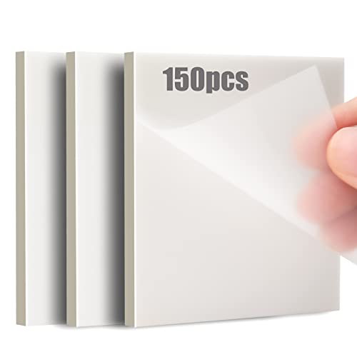 150 Blätter Transparente Haftnotizen, 75 * 75mm Transparent Sticky Notes, Selbstklebende Notizzettel für Anmerkung in Bücher und Bürodokumenten, geeignet für Büro und Studenten 150 Blätter Transparente Haftnotizen, 75 * 75mm Transparent Sticky Notes, Selbstklebende Notizzettel für Anmerkung in Bücher und Bürodokumenten, geeignet für Büro und Studenten von DealKits