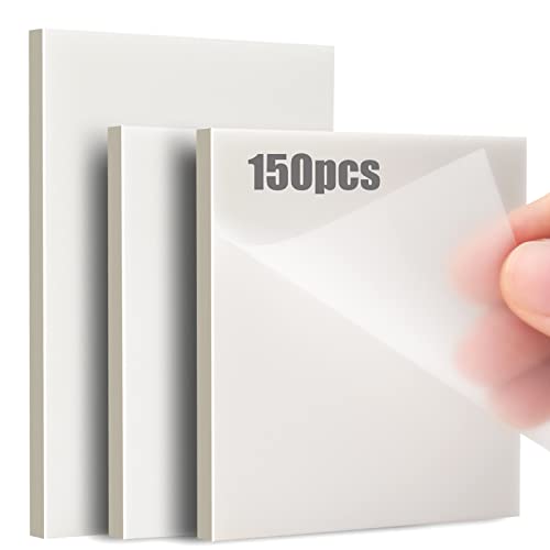 150 Blätter Transparente Haftnotizen,75 * 75mm+95 * 70mm Transparent Sticky Notes, Selbstklebende Notizzettel für Anmerkung in Bücher und Bürodokumenten, geeignet für Studenten und Büro 150 Blätter Transparente Haftnotizen,75 * 75mm+95 * 70mm Transparent Sticky Notes, Selbstklebende Notizzettel für Anmerkung in Bücher und Bürodokumenten, geeignet für Studenten und Büro von DealKits
