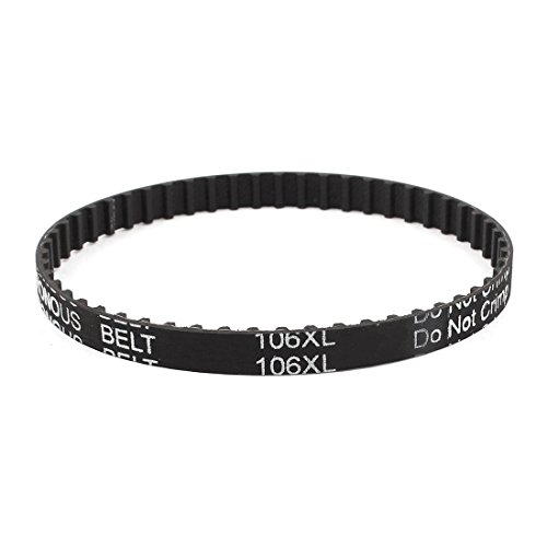 DealMux s15120200am0129 106XL 031 53 Zähne 7,9 mm Breite Gummitrockner Zahnriemen Schwarz, 10,6 Zoll Länge, Kohlenstoffstahl DealMux s15120200am0129 106XL 031 53 Zähne 7,9 mm Breite Gummitrockner Zahnriemen Schwarz, 10,6 Zoll Länge, Kohlenstoffstahl von DealMux