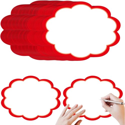 50 Stück Präsentationskarten Set, Papier Beschriftbare Seminarkarten, 12x9 cm Moderationskarten Wolken, Moderationskarten Wolken, für zu Hause, Schule, Büro, Gruppendiskussion, Supermarktpreise von Deautie