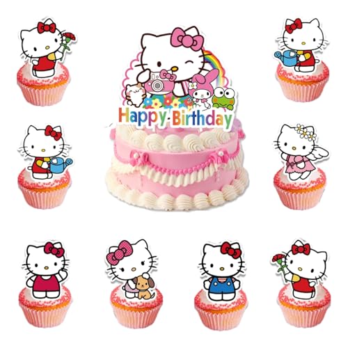 Dekorationen Kuchendekoration Cupcake Toppers Tortendeko Deko Geburtstag Cupcake Toppers Set Kuchen Dekoration Junge Cake Topper für Kinder (L) von DecPtyTa