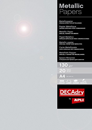 DECAdry Metallic Papier, 130, Silber DECAdry Metallic Papier, 130, Silber von APLI