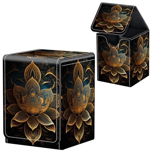Commander Deck Box für MTG Commander Sammelkarten mit Magnetverschluss, Premium Leder Aufbewahrungsbox für MTG TCG CCG Magic Karten, kann mehr als 100 Karten aufnehmen Commander Deck Box für MTG Commander Sammelkarten mit Magnetverschluss, Premium Leder Aufbewahrungsbox für MTG TCG CCG Magic Karten, kann mehr als 100 Karten aufnehmen von Decahouy