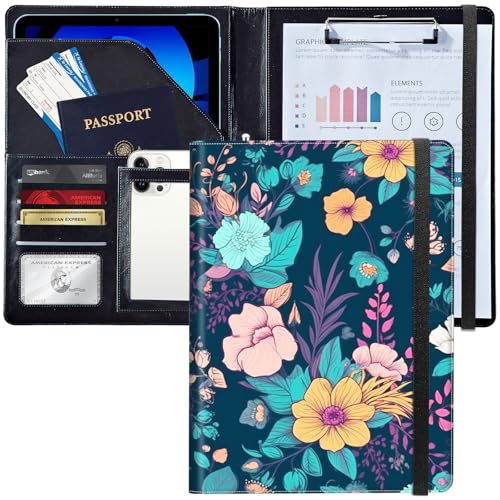 Padfolio/Portfolio-Ordner, Klemmbrett, Botanische Blume, personalisiertes Leder, Portfolio, Padfolio mit Lebenslauf-Dokumenten, Organizer, Briefgröße, A4, Schreibblock, Visitenkartenhalter für Männer Padfolio/Portfolio-Ordner, Klemmbrett, Botanische Blume, personalisiertes Leder, Portfolio, Padfolio mit Lebenslauf-Dokumenten, Organizer, Briefgröße, A4, Schreibblock, Visitenkartenhalter für Männer von Decahouy