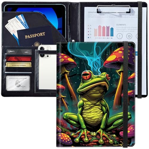 Padfolio/Portfolio-Ordner, Klemmbrett, personalisiertes Leder-Portfolio, Padfolio mit Lebenslauf-Dokumenten, Organizer, Briefgröße, A4, Schreibblock, Visitenkartenhalter für Männer und Frauen, grüner Padfolio/Portfolio-Ordner, Klemmbrett, personalisiertes Leder-Portfolio, Padfolio mit Lebenslauf-Dokumenten, Organizer, Briefgröße, A4, Schreibblock, Visitenkartenhalter für Männer und Frauen, grüner von Decahouy