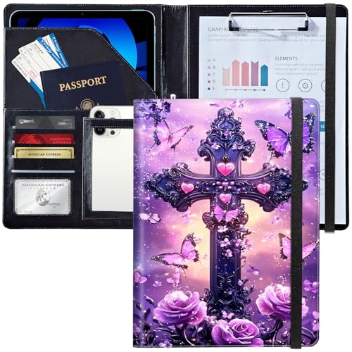 Padfolio/Portfolio-Ordner, Klemmbrett, personalisiertes Leder-Portfolio, Padfolio mit Lebenslauf-Dokumenten, Organizer, Briefgröße, A4, Schreibblock, Visitenkartenhalter für Männer und Frauen Padfolio/Portfolio-Ordner, Klemmbrett, personalisiertes Leder-Portfolio, Padfolio mit Lebenslauf-Dokumenten, Organizer, Briefgröße, A4, Schreibblock, Visitenkartenhalter für Männer und Frauen von Decahouy