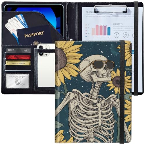 Padfolio/Portfolio-Ordner, Klemmbrett, personalisiertes Leder-Portfolio, Padfolio mit Lebenslauf-Dokumenten, Organizer, Briefgröße, A4, Schreibblock, Visitenkartenhalter für Männer und Frauen Padfolio/Portfolio-Ordner, Klemmbrett, personalisiertes Leder-Portfolio, Padfolio mit Lebenslauf-Dokumenten, Organizer, Briefgröße, A4, Schreibblock, Visitenkartenhalter für Männer und Frauen von Decahouy