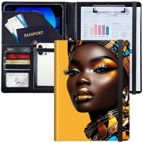 Padfolio/Portfolio-Ordner, Klemmbrett, personalisiertes Leder-Portfolio, Padfolio mit Lebenslauf-Dokumenten, Organizer, Briefgröße, A4, Schreibblock, Visitenkartenhalter für Männer und Frauen Padfolio/Portfolio-Ordner, Klemmbrett, personalisiertes Leder-Portfolio, Padfolio mit Lebenslauf-Dokumenten, Organizer, Briefgröße, A4, Schreibblock, Visitenkartenhalter für Männer und Frauen von Decahouy