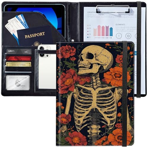 Padfolio/Portfolio-Ordner, Klemmbrett, personalisiertes Leder-Portfolio, Padfolio mit Lebenslauf-Dokumenten, Organizer, Briefgröße, A4, Schreibblock, Visitenkartenhalter für Männer und Frauen Padfolio/Portfolio-Ordner, Klemmbrett, personalisiertes Leder-Portfolio, Padfolio mit Lebenslauf-Dokumenten, Organizer, Briefgröße, A4, Schreibblock, Visitenkartenhalter für Männer und Frauen von Decahouy