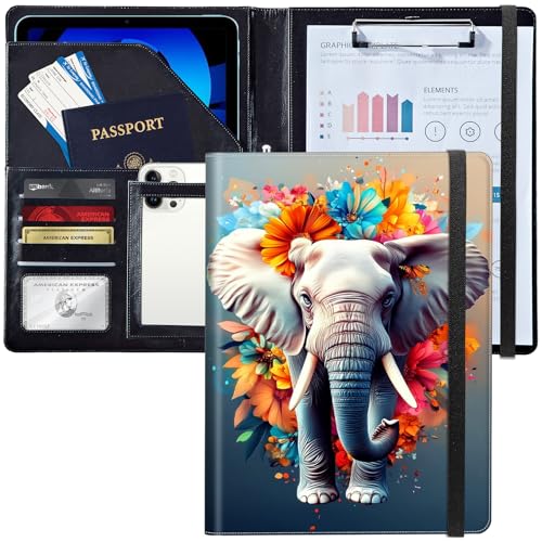 Padfolio/Portfolio-Ordner-Klemmbrett, personalisiertes Leder-Portfolio, Padfolio mit Lebenslauf-Dokumenten, Organizer, Briefgröße, A4, Schreibblock, Visitenkartenhalter für Männer und Frauen Padfolio/Portfolio-Ordner-Klemmbrett, personalisiertes Leder-Portfolio, Padfolio mit Lebenslauf-Dokumenten, Organizer, Briefgröße, A4, Schreibblock, Visitenkartenhalter für Männer und Frauen von Decahouy