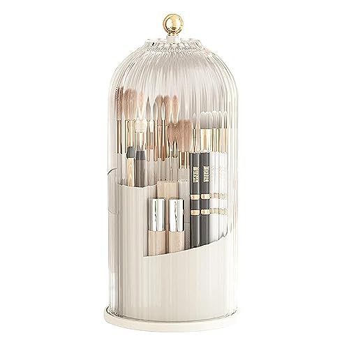 Kosmetik Make Up Organizer, 360° Drehbar Pinselhalter Pinsel Aufbewahrung mit Staubdicht Deckel, Makeup Pinsel Halter,Rotating Brush Holder Organizers,Schminktisch Schminkpinsel Behälter,Etui Schminke Kosmetik Make Up Organizer, 360° Drehbar Pinselhalter Pinsel Aufbewahrung mit Staubdicht Deckel, Makeup Pinsel Halter,Rotating Brush Holder Organizers,Schminktisch Schminkpinsel Behälter,Etui Schminke von Dechoga