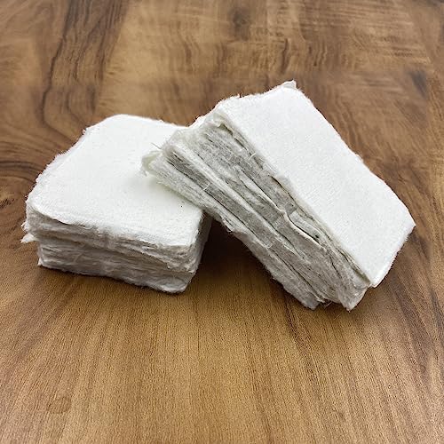 Handgefertigtes Büttenrand-Baumwollpapier, recyceltes Mischmedia-Karton für Tischkarten/Escortkarten, Tischkarten, Gelübdekarten, Visitenkarten (150 g/m², A8", Packung mit 100 Blatt) (7,6 x 5,1 cm, von Deckle Papers
