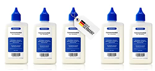 100 ml Flasche Feinmechaniköl Nähmaschinenöl Universalöl - Hohe Viskosität - Harzt nicht & geruchsneutral - Ideal für feinmechanische Komponenten, Scharniere, Türen, Fenster, Elektro-Rasierer (5) 100 ml Flasche Feinmechaniköl Nähmaschinenöl Universalöl - Hohe Viskosität - Harzt nicht & geruchsneutral - Ideal für feinmechanische Komponenten, Scharniere, Türen, Fenster, Elektro-Rasierer (5) von Deckmann