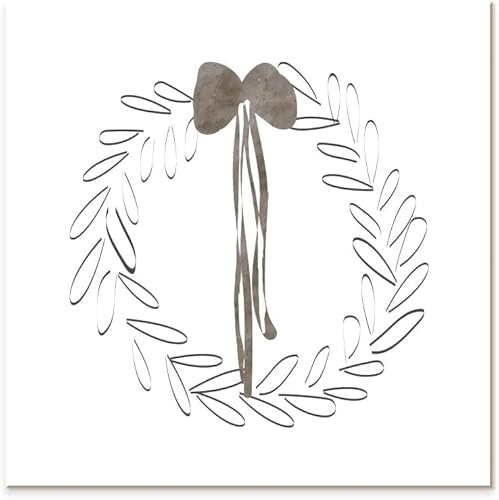 Declea Quadratischer Weihnachtsgirlande, Holzformen zum Aufhängen oder Aufstellen, Dekoration für Zuhause, Party, Event, Design von Declea