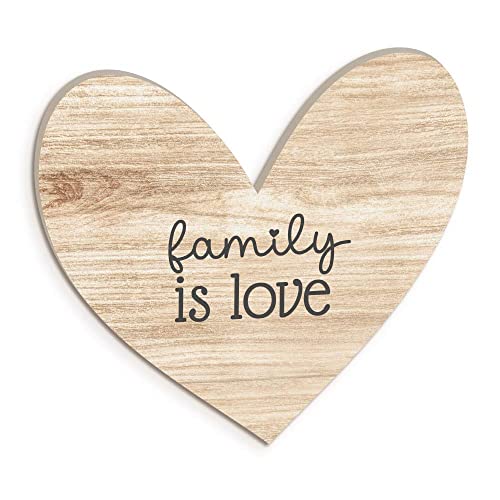 Holzdekoration Tafel Family is Love - Handgefertigte Holzformen eine originelle Idee für Heimdekoration, Holzdekoration zum Aufhängen oder Aufstellen Holzdekoration Tafel Family is Love - Handgefertigte Holzformen eine originelle Idee für Heimdekoration, Holzdekoration zum Aufhängen oder Aufstellen von Declea