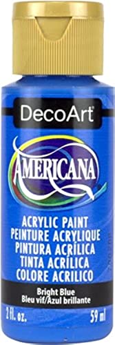 Deco Art Acrylfarbe für Kunst und Handwerk, acryl, leuchtendes Blau, Einheitsgröße von Deco Art