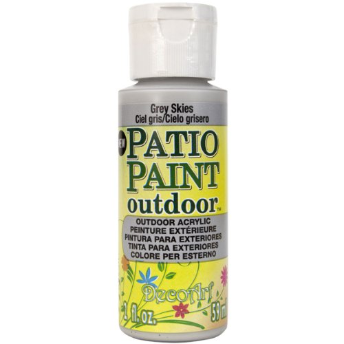 Deco Art Outdoor Acrylfarbe, Acryl, Grau/Himmel, 59 ml von DecoArt