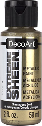 Deco Art Americana Extreme Sheen Acrylfarbe, Champagner-Gold, 59 ml (1 Stück) von Deco Art