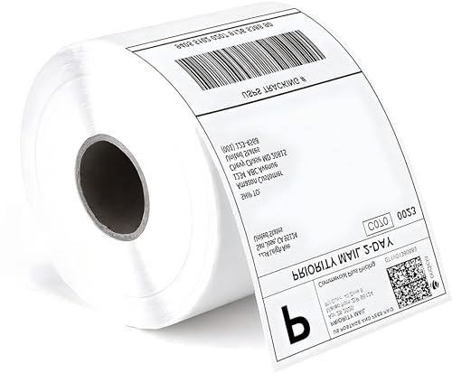 Selbstklebende Etiketten – 15,2 x 10,2 cm, Thermodrucker, 500 Rollen Selbstklebende Etiketten – 15,2 x 10,2 cm, Thermodrucker, 500 Rollen von Deco Fleur