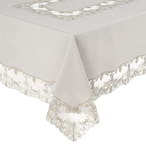 Deco Mex DH020160260 Liza Tischdecke 160x260cm Creme Deco Mex DH020160260 Liza Tischdecke 160x260cm Creme von Deco Mex