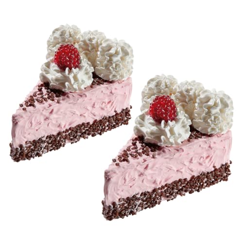 2 Stück Deko Himbeertorten-Set Lebensmittel-Attrappe rosa mit Himbeere Dekoration 12,5 cm 2 Stück Deko Himbeertorten-Set Lebensmittel-Attrappe rosa mit Himbeere Dekoration 12,5 cm von Deco Woerner