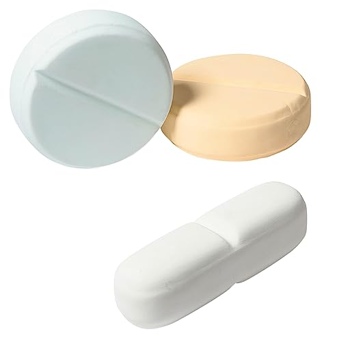 Deko Medikamente Apothekendeko Deko Pillen Set 3 Stück weiß 19cm Ø 24 cm lang Deko Medikamente Apothekendeko Deko Pillen Set 3 Stück weiß 19cm Ø 24 cm lang von Deco Woerner