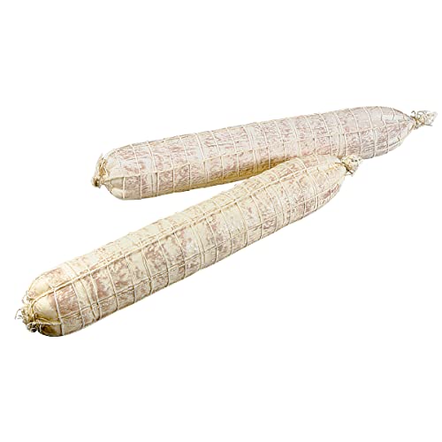 Salami Lebensmittel-Attrappe 6,5 x 45 cm 2 Stück Fake Salami Deko Wurst naturgetreue Salami Salami Lebensmittel-Attrappe 6,5 x 45 cm 2 Stück Fake Salami Deko Wurst naturgetreue Salami von Deco Woerner
