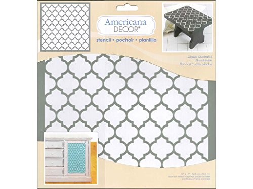 Deco Art Americana Decor Schablone Classic Vierpass - von DecoArt