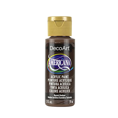 DecoArt Americana 2 oz Mehrzweck-Acrylfarbe, 59 ml, Burnt Umber von DecoArt