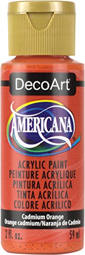 DecoArt Americana 2 oz Mehrzweck-Acrylfarbe, 59 ml, Cadmium Orange DecoArt Americana 2 oz Mehrzweck-Acrylfarbe, 59 ml, Cadmium Orange von DecoArt