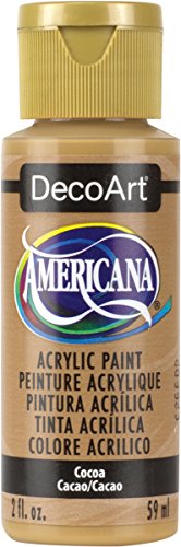 DecoArt Americana 2 oz Mehrzweck-Acrylfarbe, 59 ml, Cocoa von DecoArt