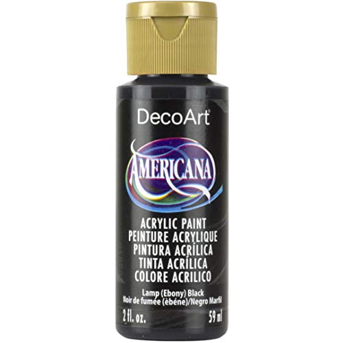 DecoArt Americana 2 oz Mehrzweck-Acrylfarbe, 59 ml, Lamp Ebony Schwarz DecoArt Americana 2 oz Mehrzweck-Acrylfarbe, 59 ml, Lamp Ebony Schwarz von DecoArt