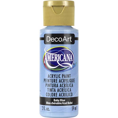 DecoArt Americana Mehrzweck-Acrylfarbe, 59 ml, Baby Blau von DecoArt