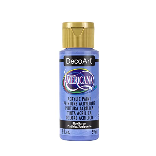 DecoArt Americana Mehrzweck-Acrylfarbe, 59 ml, Blau Harbour von DecoArt