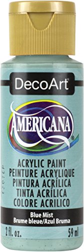 DecoArt Americana Mehrzweck-Acrylfarbe, 59 ml, Blau Mist von DecoArt