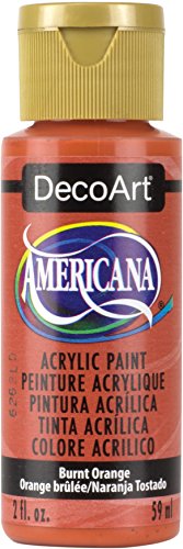 DecoArt Americana Mehrzweck-Acrylfarbe, 59 ml, Burnt Orange von DecoArt