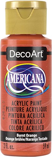 DecoArt Americana Mehrzweck-Acrylfarbe, 59 ml, Burnt Orange DecoArt Americana Mehrzweck-Acrylfarbe, 59 ml, Burnt Orange von DecoArt