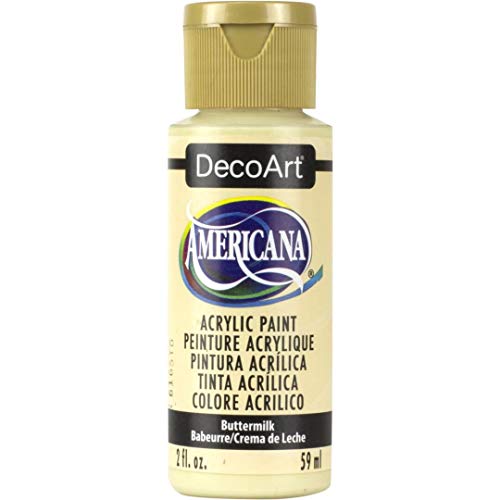 DecoArt Americana Mehrzweck-Acrylfarbe, 59 ml, Buttermilk von DecoArt