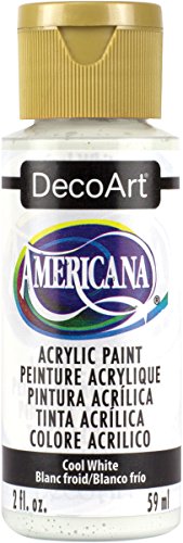 DecoArt Americana Mehrzweck-Acrylfarbe, 59 ml, Cool Weiß DecoArt Americana Mehrzweck-Acrylfarbe, 59 ml, Cool Weiß von DecoArt