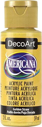 DecoArt Americana Mehrzweck-Acrylfarbe, 59 ml, Golden Straw von DecoArt