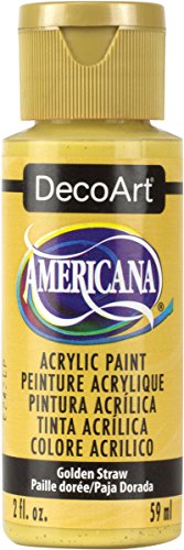 DecoArt Americana Mehrzweck-Acrylfarbe, 59 ml, Golden Straw DecoArt Americana Mehrzweck-Acrylfarbe, 59 ml, Golden Straw von DecoArt