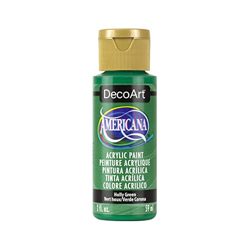 DecoArt Americana Mehrzweck-Acrylfarbe, 59 ml, Holly Grün DecoArt Americana Mehrzweck-Acrylfarbe, 59 ml, Holly Grün von DecoArt