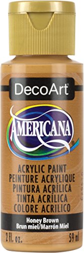 DecoArt Americana Mehrzweck-Acrylfarbe, 59 ml, Honig Braun von DecoArt