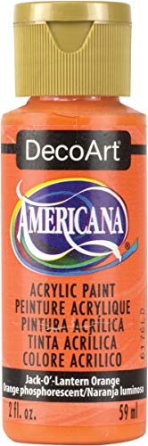DecoArt Americana Mehrzweck-Acrylfarbe, 59 ml, Jack-O-Lantern Orange von DecoArt