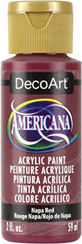 DecoArt Americana Mehrzweck-Acrylfarbe, 59 ml, Napa Rot DecoArt Americana Mehrzweck-Acrylfarbe, 59 ml, Napa Rot von DecoArt