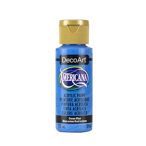 DecoArt Americana Mehrzweck-Acrylfarbe, 59 ml, Ocean Blau DecoArt Americana Mehrzweck-Acrylfarbe, 59 ml, Ocean Blau von DecoArt